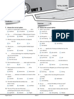 INSIDER Exam TEST STUDENT'S Interactive Quiz 3