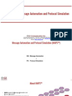 Signaling and Traffic Simulation Using MAPS Presentation