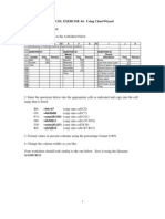 Excel Exercise #4: Using Chartwizard Creating The Worksheet