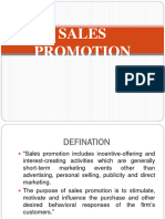 SALES PROMOTION - Output