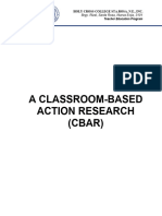 Vii. A Classroom Based Action Research Cbar