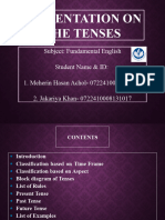 Presentation On Tense