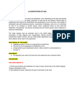 Classification of Soil