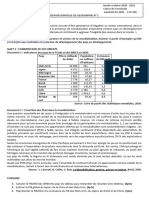 DEVOIR GEO MEIJI Mondialisation