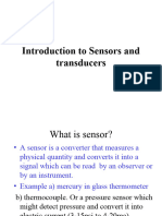 Sensors and Transducers