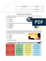 Avaliação Interdisciplinar I Bimestre