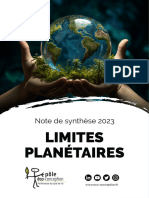 Note de Synthese - Pole Eco Conception - 2023