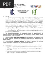 2023 Dancesport Palarong Pambansa Proposed Guidelines