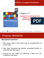 Topic 7 Frequency Distribution, CrossTabulation & T-Test