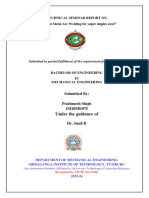 Under The Guidance Of: Technical Seminar Report On Shielded Metal Arc Welding For Super Duplex Steel