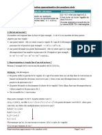 Représentation Approximative Des Nombres Réels