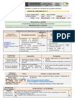 FORMATO Sesión de Aprendizaje - UGEL PADRE ABAD - 2024 CCSS 1° EDA 1 Semana 2