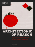 Lea Ypi - The Architectonic of Reason - Purposiveness and Systematic Unity in Kant's Critique of Pure Reason-Oxford University Press (2021)