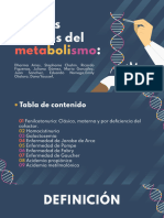 Errores Innatos Del Metabolismo