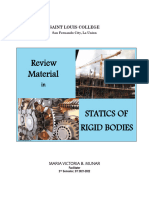 Statics of Rigid Bodies