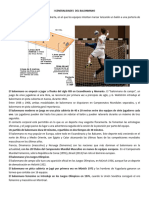 I Generalidades Del Balonmano y Ii Fundamentos