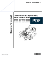 TimeCutter®HDMyRide48in, 54in, and60inRidingMower