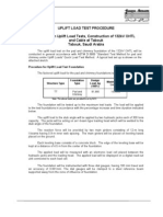 Uplift Load Test Procedure TT - 1