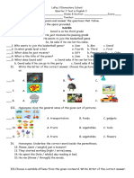 English Q3 Test