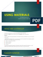 S1 Chemistry USING MATERIALS by Ssegujja Benard