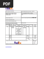 Fedex Invoice