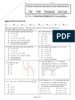 UNIT 2 TEST - Transformations of Functions