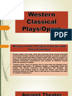 Arts. Western Plays