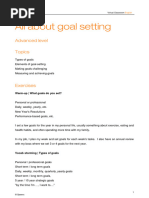 All About Goal Setting