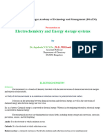 Electrochemistry and Energy Storage Sysem