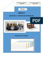 Módulo - Biblioteca y Centros de Información - Técnica Del Fichaje
