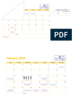 CALENDARIZACIÓN