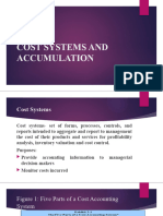 Cost Systems and Accumulation