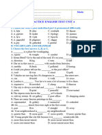 TA 6 Global PRACTICE TEST - UNIT 4 (Key)