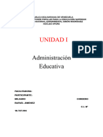 Administracion Educativa Unidad I