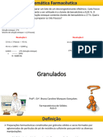 Aula 6 - Produção de Granulados