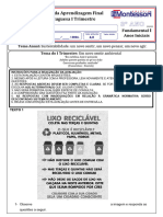 Vaf 3º Ano I Trimestre - Língua Portuguesa