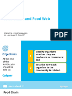 Science 8 18.1 Food Chain and Food Web