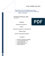 ''ENTREGABLE 2 - Matematica Aplicada A La Adm