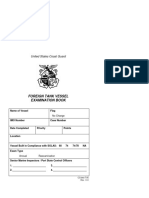 Cg-840 Foreign Tank Vessel Examination Book