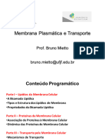 Aula 1 - Membrana Plasmática