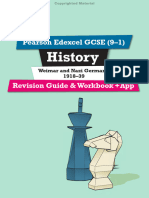 Revise Edexcel Gcse History Weimar and Nazi Germany Revision Guide and Workbook