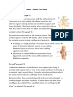 Close Reading - Skeletal System