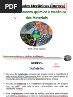 Aula 8 - Propriedades Mecânicas (Dureza)