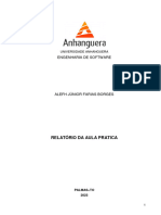 RELATÓRIO DA AULA PRATICA - SISTEMA OPERACIONAIS - Alefh