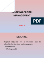 Working Capital Management