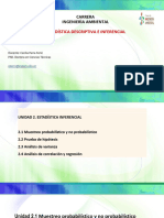 Unidad II Clase Muestreo Estadístico PDF