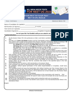 AIMT-NEET-UG Sample Paper