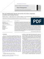 Flue Gas Desulfurization Gypsum and Coal Fly Ash As Basic Components