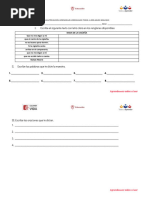 Prueba Caracterización de Aprendizajes Lenguaje - 2°