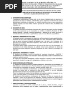 Formato N°12 Especificaciones Tecnicas